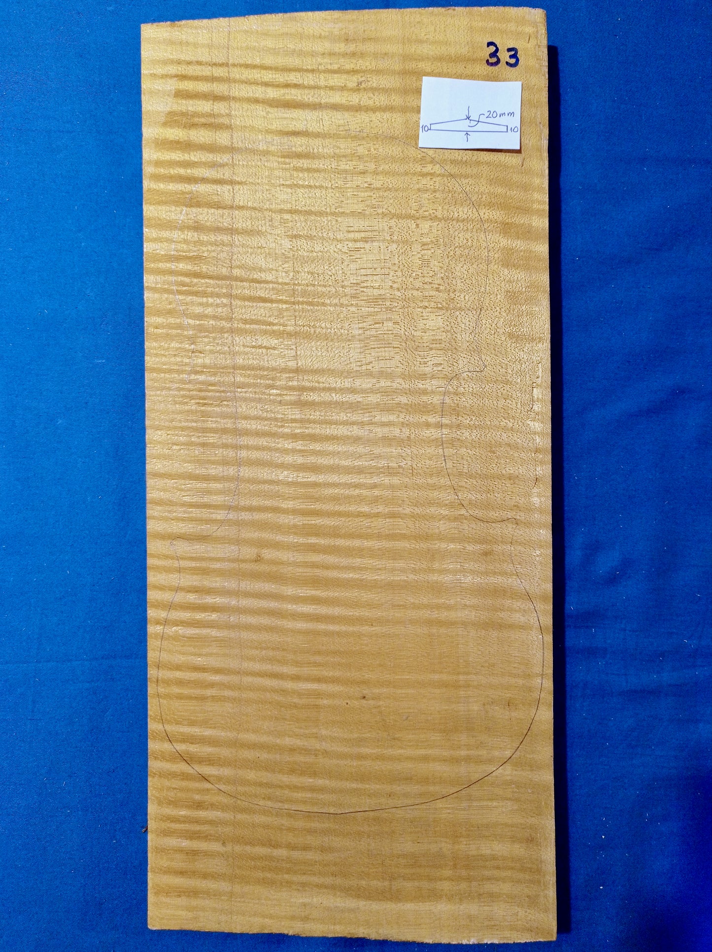 Violin One Piece Back, piece 33
